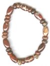 Breciated Jasper Oval Bracelet